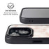 White Rose Gold Marble iPhone 15 Kickstand Case